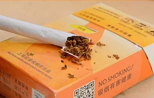Yunnan Gold River | Traditional Herbal Chinese Smokes | Super Fresh | Non-Tobacco Nicotine Free | 20 Slim Cigs (Gold River)