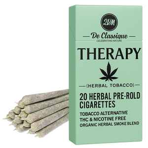 Therapy Blend 20 Organic Herbal Smokes Tobacco Alternative THC & Nicotine Free