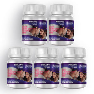 Prolong Fast Action x5 VitaCap Bottles Powerful Results for Male Performance 10 Tablets- 1 tablet @ 1000mg