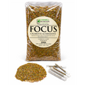 Focus Premium Herbal Smoke Mix. 100% Nicotine Free. 100% Mixed Herbs. 200 grams