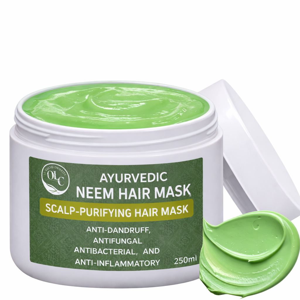 Ayurvedic NEEM HAIR MASK scalp-purifying hair maskAnti-DANDRUFF , antifungal, antibacterial, and anti-inflammatory 250ml