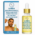 Lumen Rapid Dark Spot Correcting Face Oil For men Anti Razor Bump  – Promotes Radiance, Hydration, and a Smooth, Even-Toned Complexion While Minimizing Razor Bumps