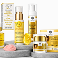 Radiant Glow Skincare Set  Brightening • Hydrating • Skin Tone Correcting Includes:  50ml Moisturising Face Cream (Intense Lightening & Brightening) 50ml Face Renewal Serum 30ml Skin Magic Face Renewal Oil