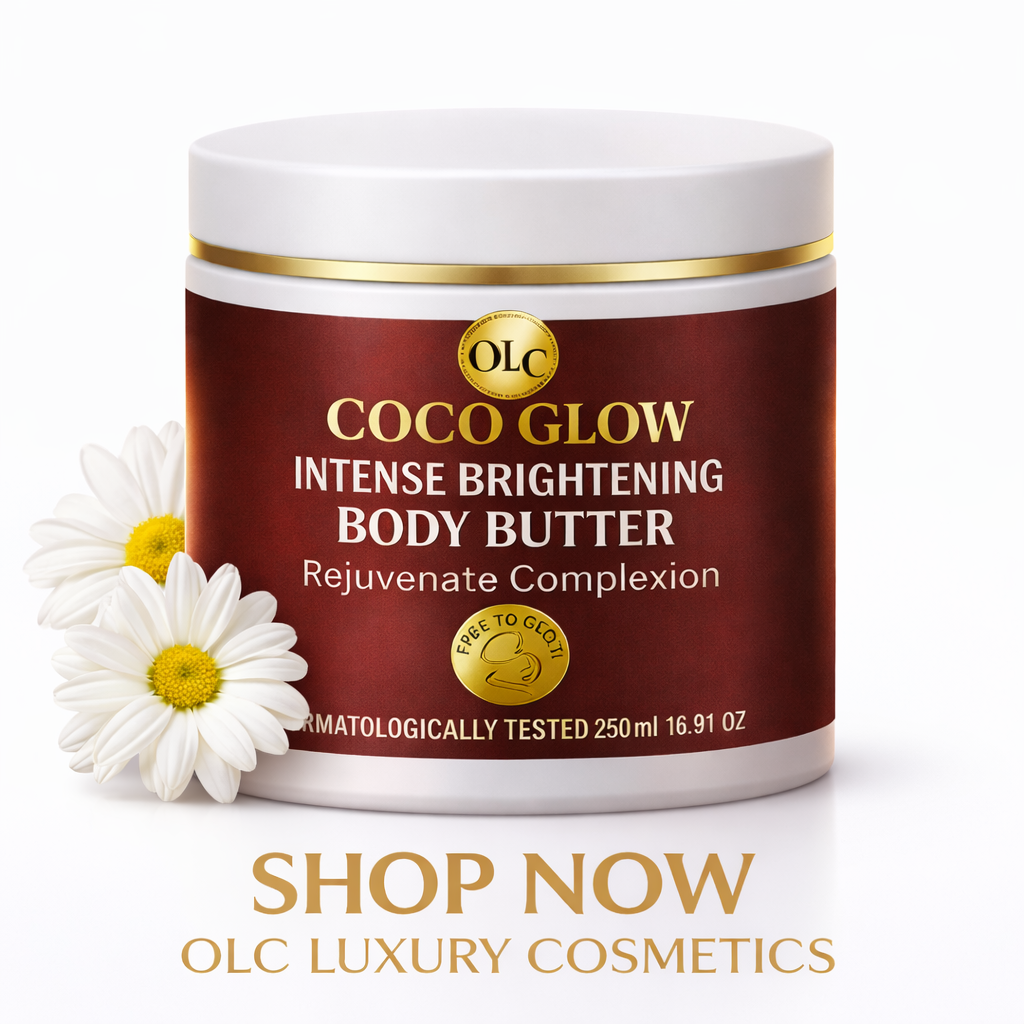 COCO GLOW Intense Brightening & Rejuvenating Body Butter — Alpha Arbutin, Kojic Acid, Glutathione & Vitamin C | Deep Moisture, Even-Tone Complexion, Nourishing Radiance Boost | 250ml