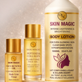 Duo Set Intense Lightening & Brightening Lotion + Lightening Face & Body Oil | Erase Dark Spots & Dull Skin| Blemishes & Hyperpigmentation | Can Provide Radiant Complexion 1000ml