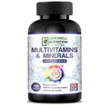 Multivitamin & Mineral Reduced Odour | Vegetarian Vegan Tablets 180 | Key Vitamins and Minerals Without The Odour for Women and Men | 3 Months’ Supply | Food Supplements