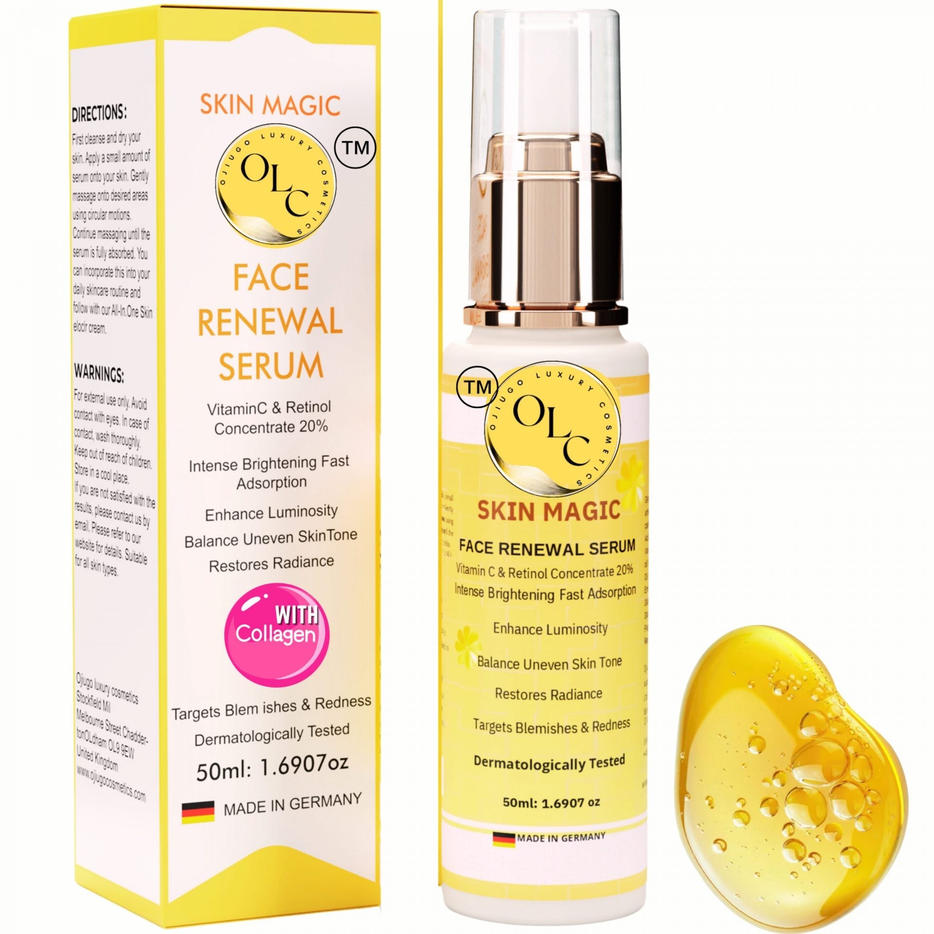 Skin Magic Face & Body Care Routine Skincare 6 Dou Sets
