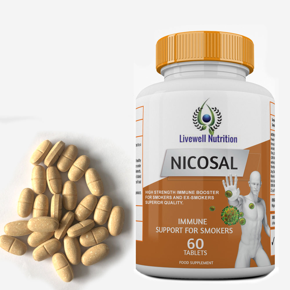 Nicosal Immune x1 VitaCap Bottle Boost for Smokers and Ex-Smokers 60 Tablets
